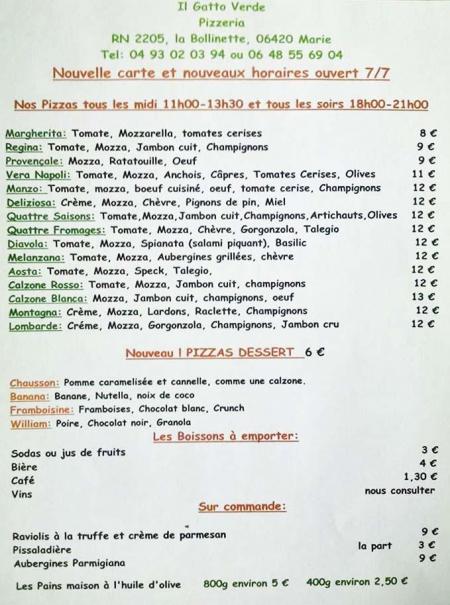 Carte il gatto verde 1